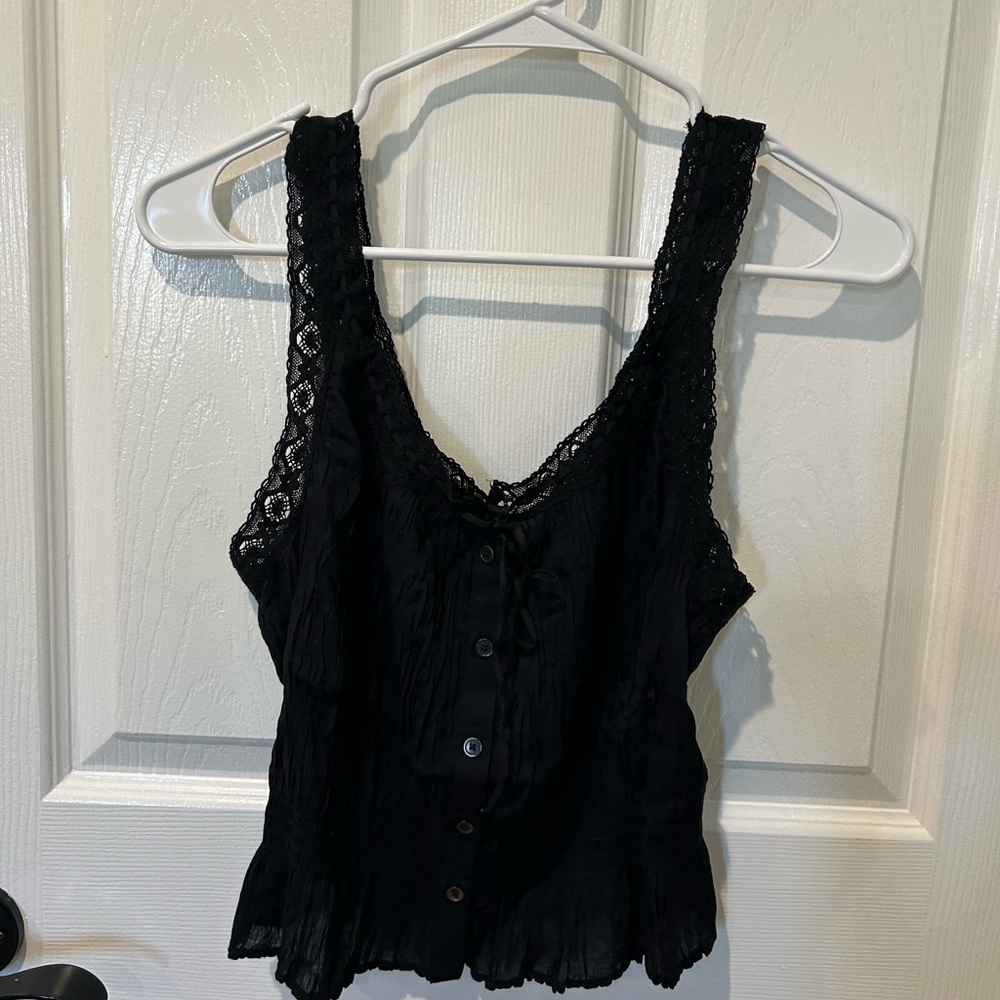 Aritzia Wilfred Surrender Top Black Small NWT